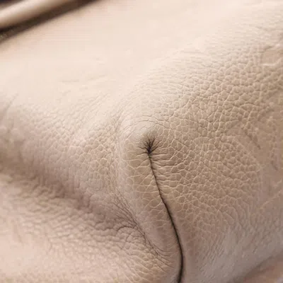Pre-owned Louis Vuitton Beige Monogram Empreinte Leather Backpack () In Sand