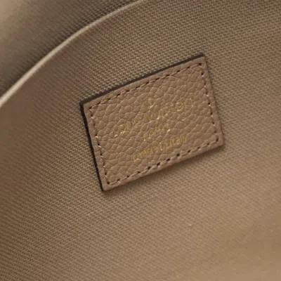 Pre-owned Louis Vuitton Beige Monogram Empreinte Leather Pochette Shoulder Bag () In Sand