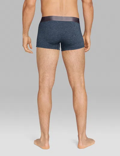Tommy John Men's Second Skin Square Cut 2" Boxer Brief In Blue