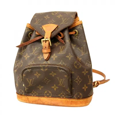 Pre-owned Louis Vuitton Brown Backpack ()