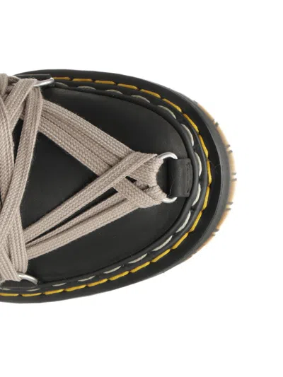 Dr. Martens X Rick Owens 1460 Megalace Boots Black In Black