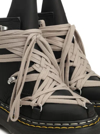 Dr. Martens X Rick Owens 1460 Megalace Boots Black In Black