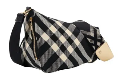 Burberry Woman Shoulder Bag Woman Black Shoulder Bags In Multi