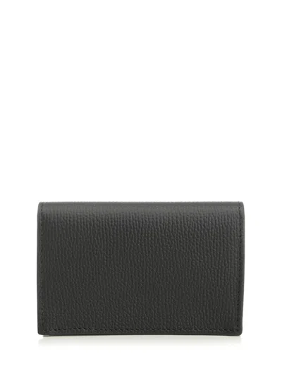 Loewe Anagram Business Cardholder Wallets Black In Black