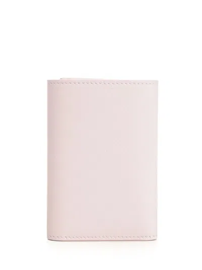 Loewe Anagram Small Vertical Wallet Wallets Black In Pink