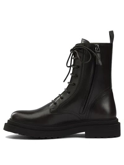 Brunello Cucinelli Brown Calf Leather Ankle Boots In Brown