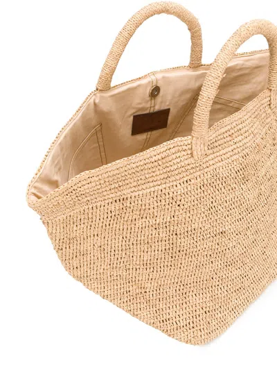 Ibeliv 'vanilla' Midi Tote Bag In Nude