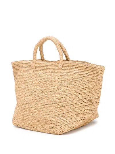 Ibeliv 'vanilla' Midi Tote Bag In Nude