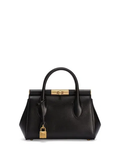 Dolce & Gabbana Mini Marlene Day Top Handle Bag In Black