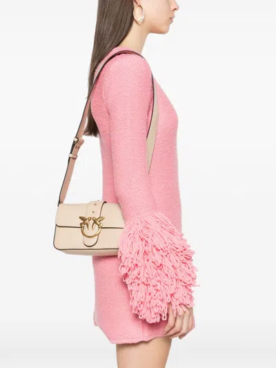 Pinko Mini Love One Slouchy Shoulder Bag