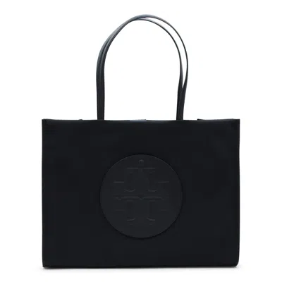 Tory Burch Small Ella Shopping Bag In Black