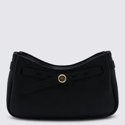 Tory Burch Black Leather Crossbody Bag In Black
