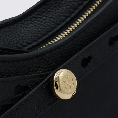 Tory Burch Black Leather Crossbody Bag In Black