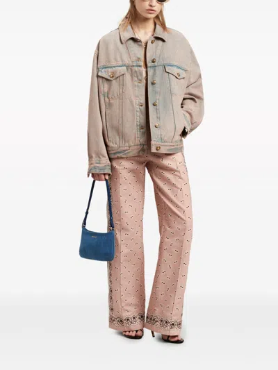 Palm Angels Bags Denim/gold