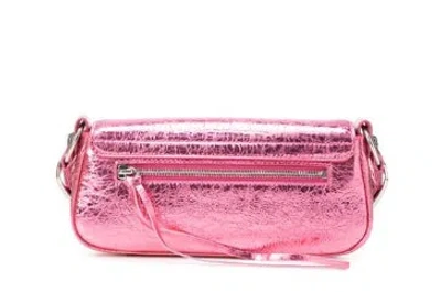 Balenciaga Lambskin Studded Shoulder Bag