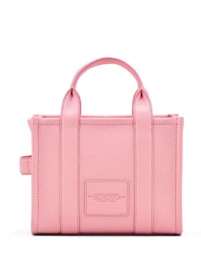 Marc Jacobs The Leather Small Tote Bag Ribbon Pink In Pink
