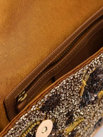 Staud Shoulder Bag With All-over Bead Embroidery