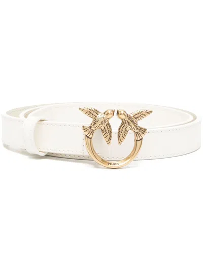 Pinko Love Berry Belt In White