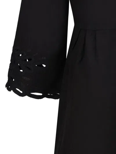 Isabel Marant Elegant Cotton Dress Design In Black