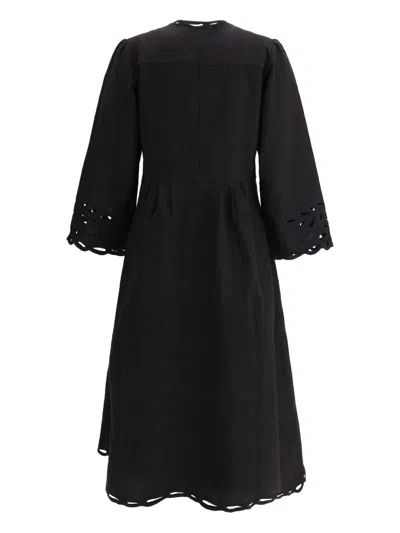 Isabel Marant Elegant Cotton Dress Design In Black