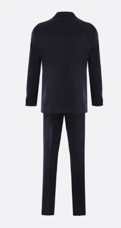 Tagliatore Notched Single-breasted Suit In Black