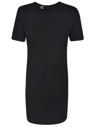 Twinset Dresses Blacks And Greys In Black