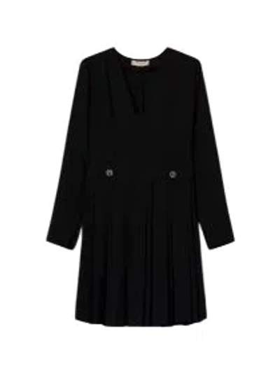 Twinset Dresses Blacks And Greys In Black