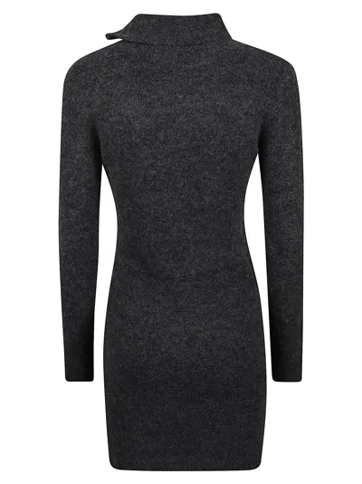 Isabel Marant Luxurious Alpaca Blend Dress In Gray