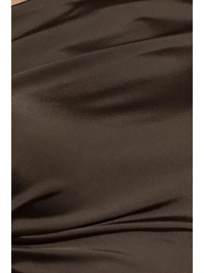 Alexander Mcqueen Dresses Ebony In Brown