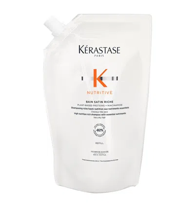 Kerastase Nutritive Bain Satin Riche Shampoo - Refill In White