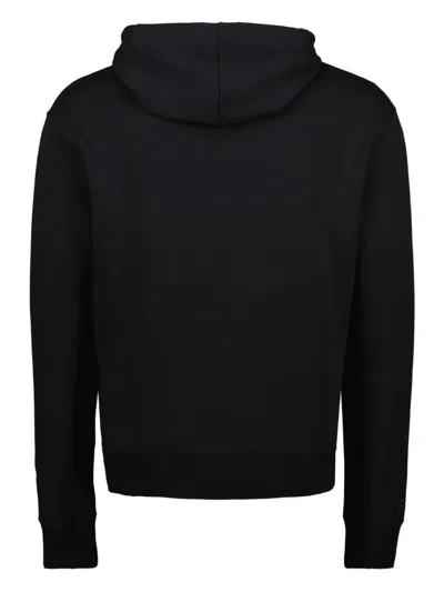 Courrèges Embroidered-logo Oversized Hoodie Clothing In Black