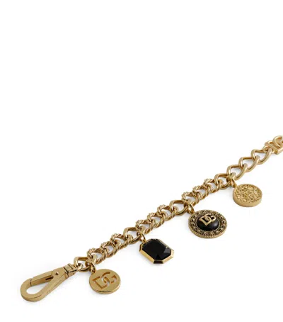 Dolce & Gabbana Like A Virgin Rope Charm Bracelet In Gold