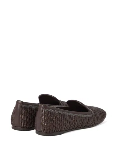 Brunello Cucinelli Loafers In Brown