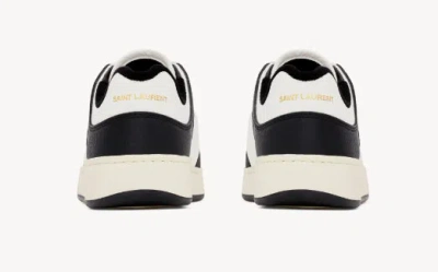 Saint Laurent Black Leather Flat Shoes