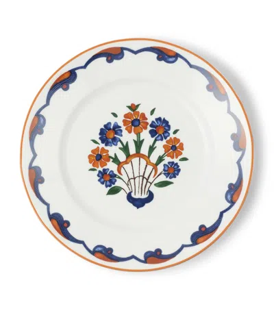 Cabana Magazine X Ginori 1735 Porcelain Anatolia Dessert Plate In Multi