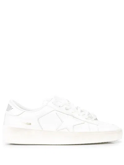 Golden Goose Stardan White Sneakers In White