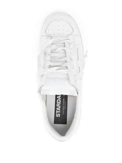 Golden Goose Stardan White Sneakers In White