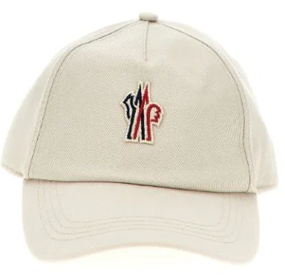 Moncler Grenoble Baseball Hat With Logo In White