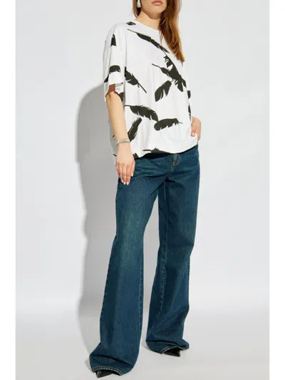 Alexander Mcqueen Indigo Wide-leg Denim Jeans In Blue