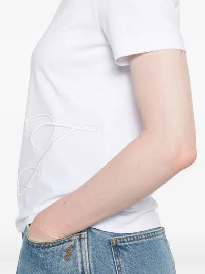 Jacquemus Le T-shirt J In White