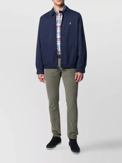 Polo Ralph Lauren Bi-swing Lightweight Zipped Jacket Clothing In Blue