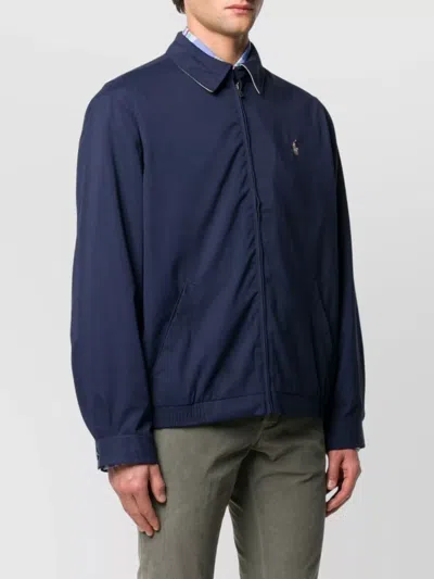 Polo Ralph Lauren Bi-swing Lightweight Zipped Jacket Clothing In Blue