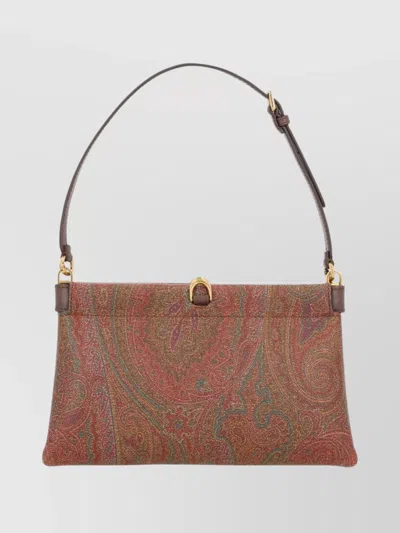 Etro Paisley Pattern Shoulder Bag With Adjustable Strap