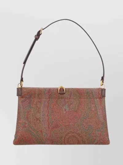 Etro Paisley Pattern Shoulder Bag With Adjustable Strap