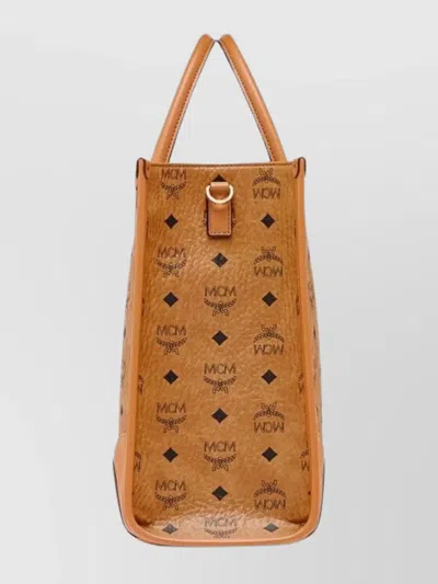 Mcm Munich Large Tote Bag With Shoulder Strap
