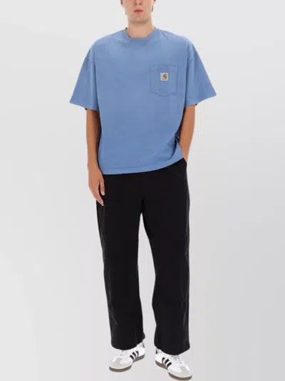 Carhartt Comfortable Trousers With Side And Back Pockets In Black