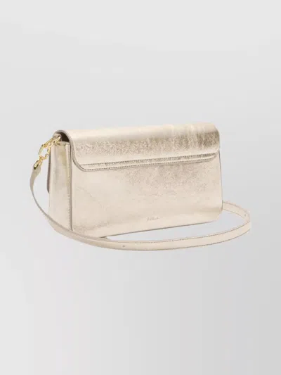 Furla Cross-body Bag Adjustable Shoulder Strap In Neutral