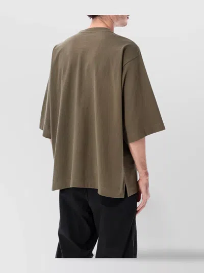 And Wander Short Sleeve Pocket T-shirt With Chain Detail In Green