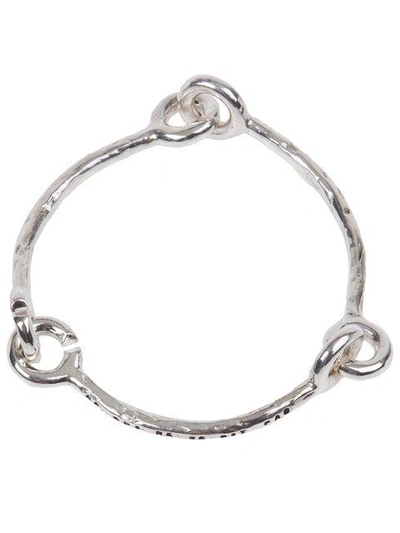 Shop Thoraval Engraved Bracelet In Metallic