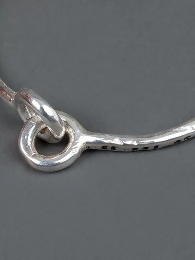 Shop Thoraval Engraved Bracelet In Metallic